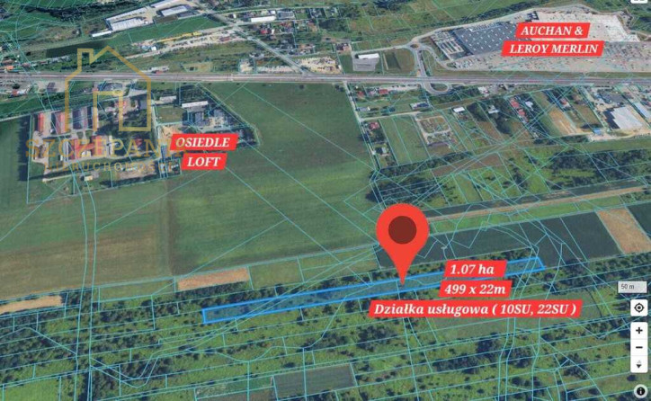 Działka Sprzedaż Krasne 1